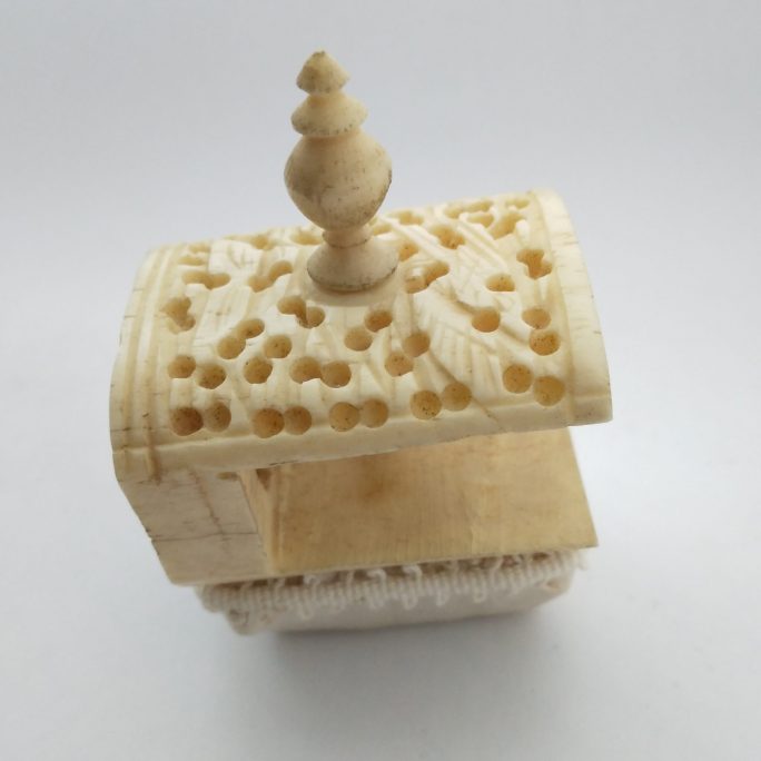 Antique bone sewing clamp