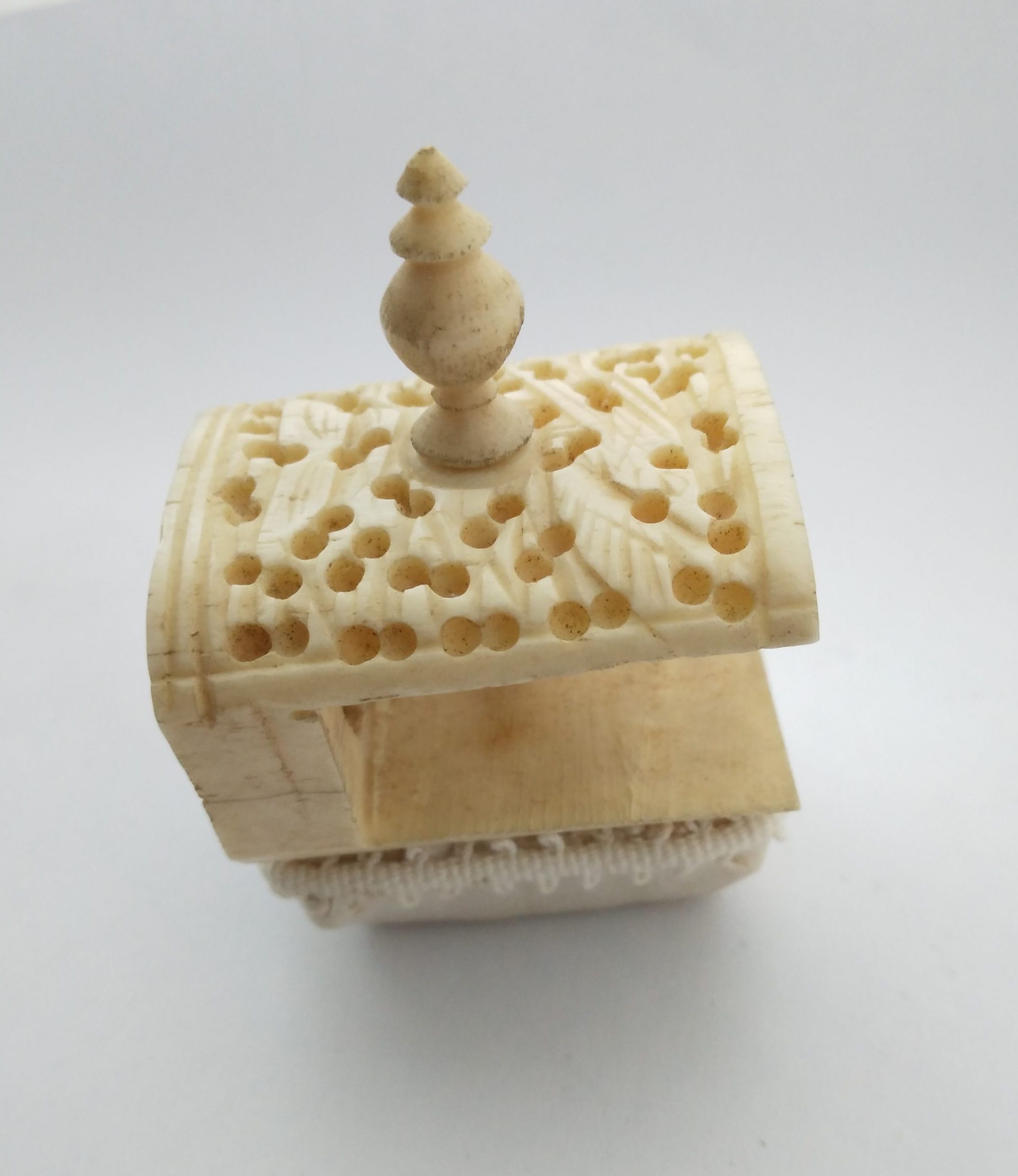 Antique bone sewing clamp