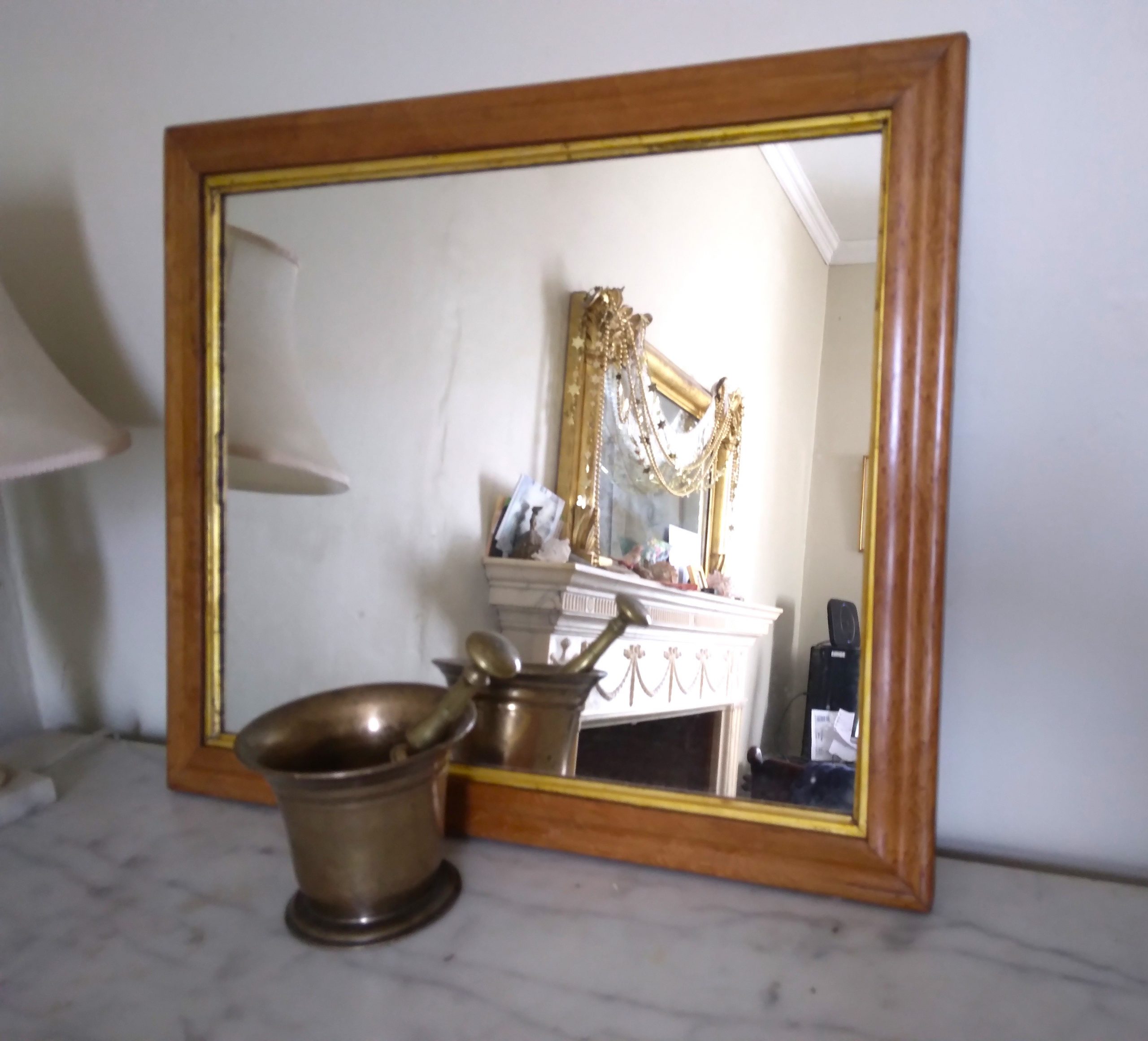 Victorian birds eye maple mirror frame - Image 7