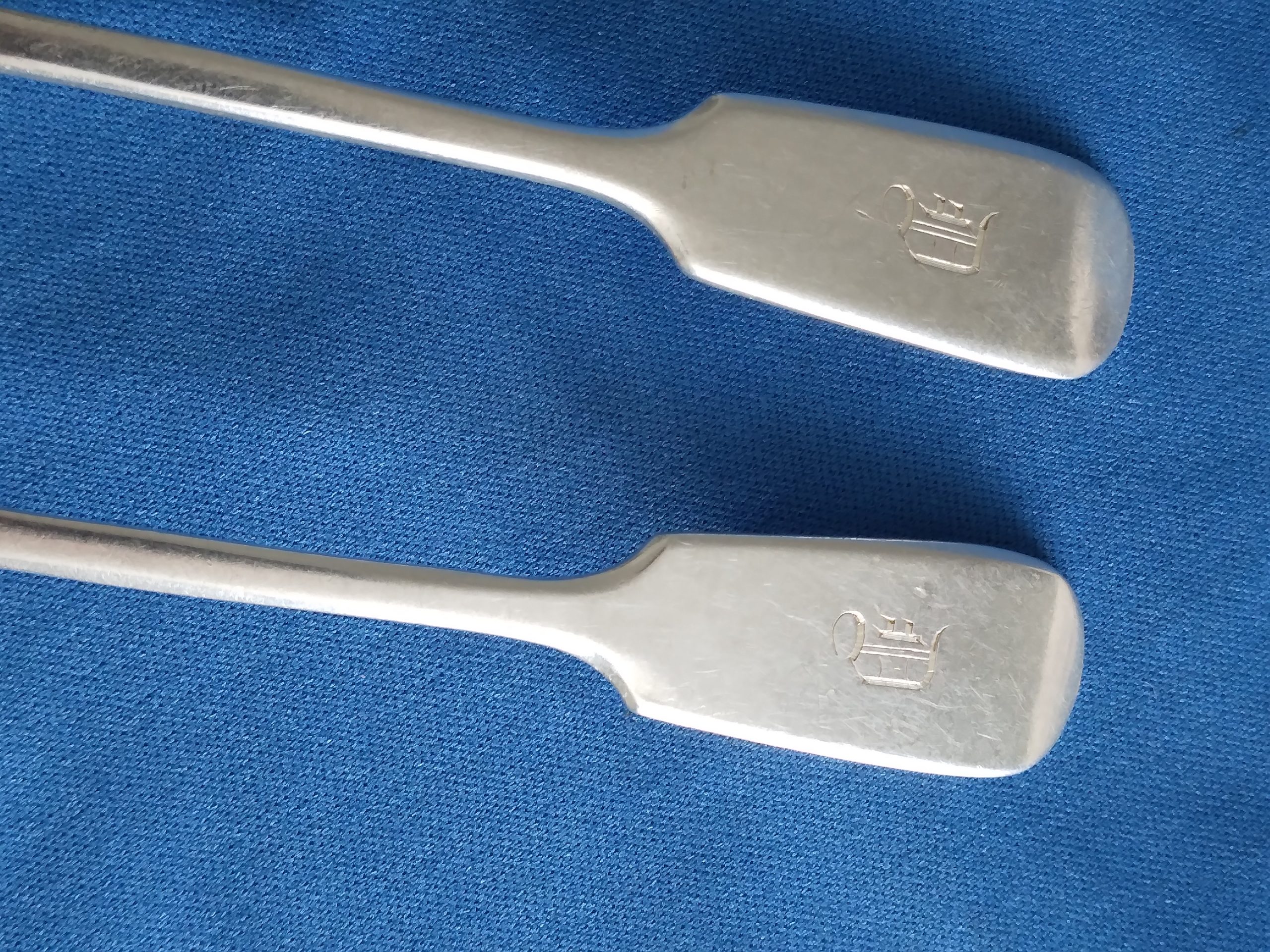 Silver teaspoons, Walker & Hall 1899 - Image 5