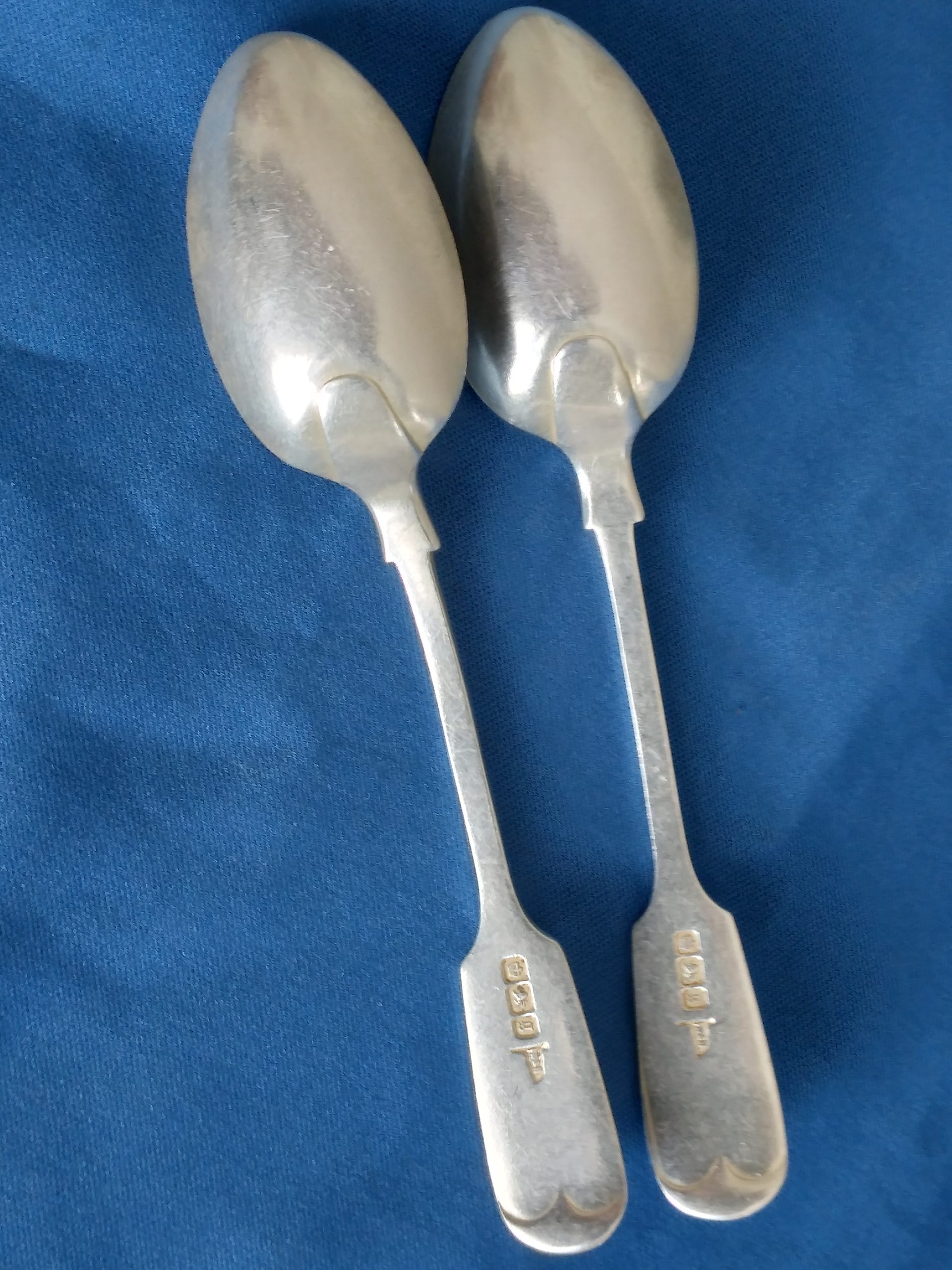 Silver teaspoons, Walker & Hall 1899 - Image 3