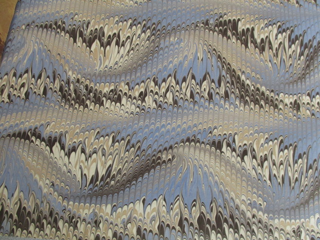 Marbled papers, various patterns - Image 4