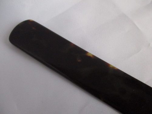 Victorian tortoiseshell letter opener, queens head - Image 4