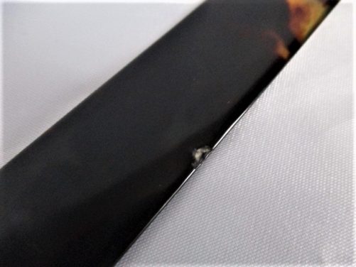 Victorian tortoiseshell letter opener, queens head - Image 6