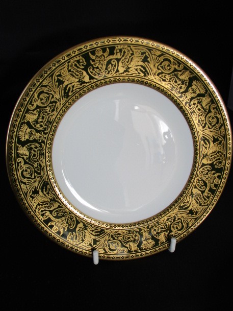 Wedgwood Florentine green arras W4170 china