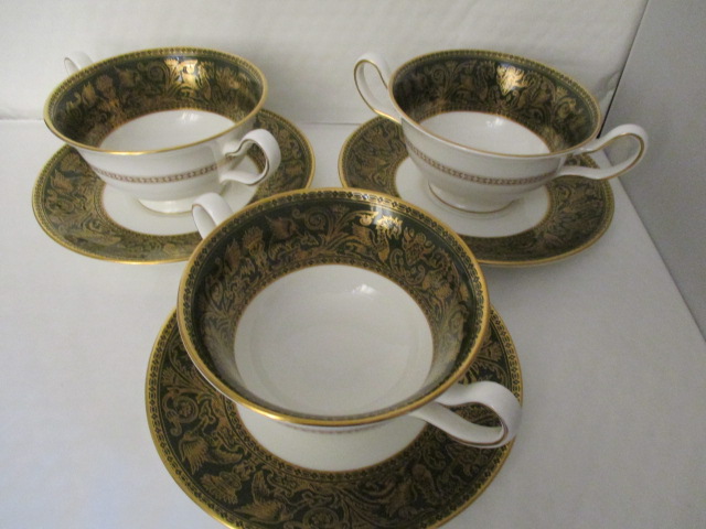 Wedgwood Florentine green arras W4170 china - Image 5