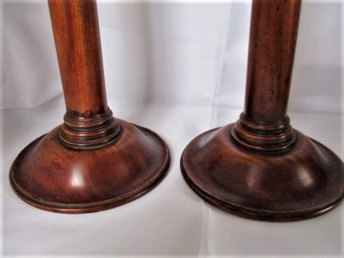 Georgian style candlesticks pair - Image 4