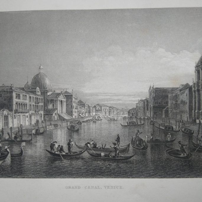 Grand canal, Venice, print