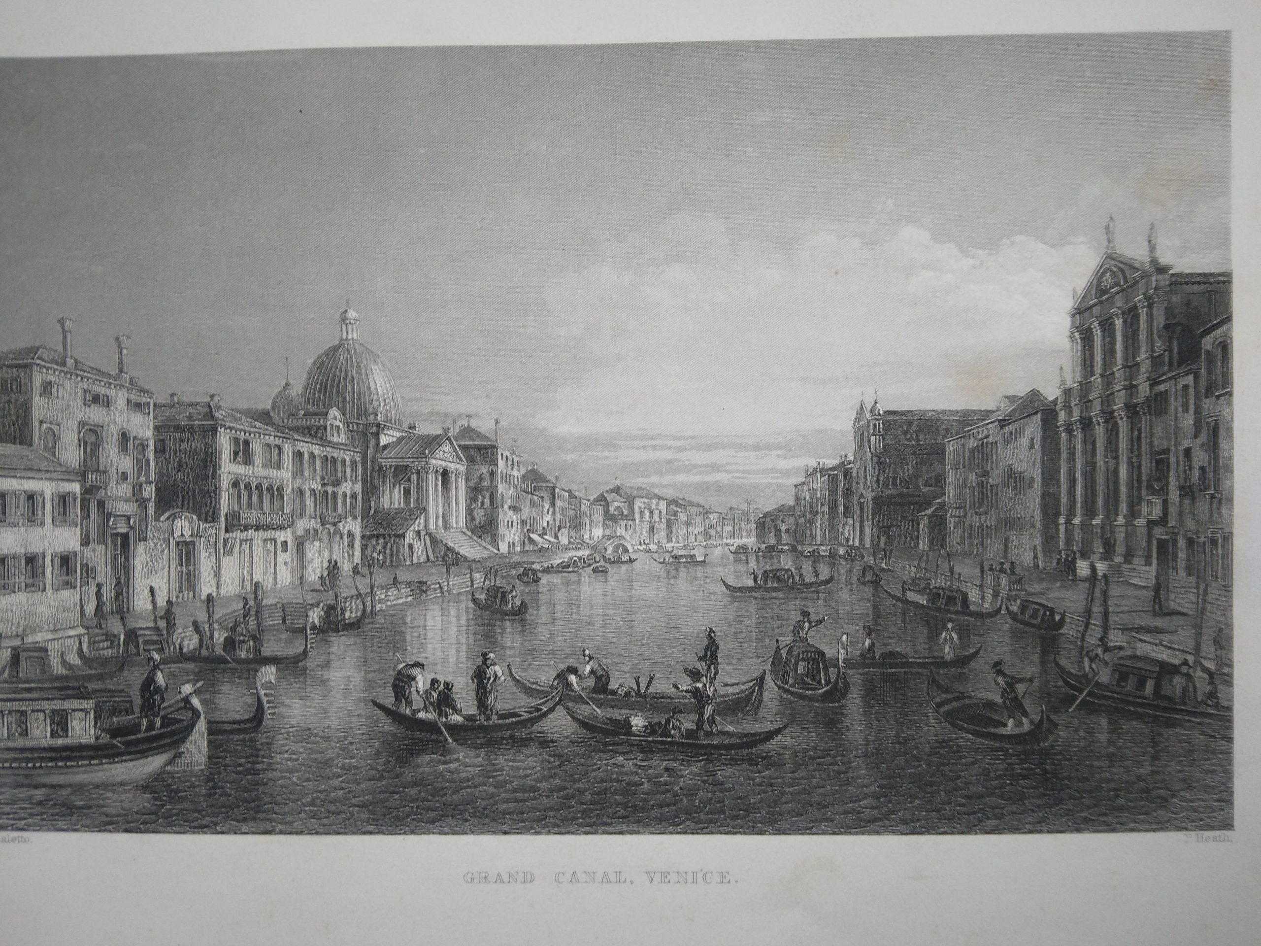 Grand canal, Venice, print