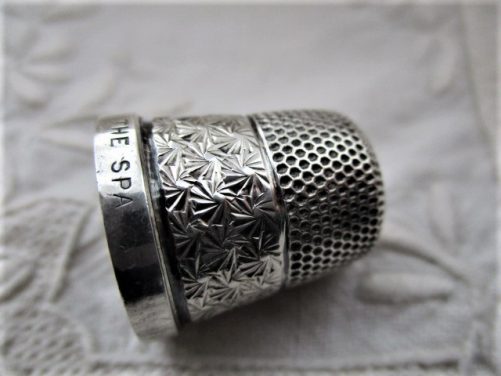 Silver thimble "The Spa", - Image 2
