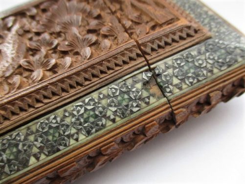 Indian carved card case - Image 5