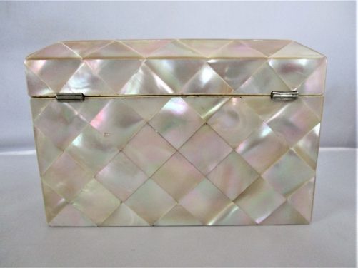 Regency mother of pearl tea caddy - Image 5