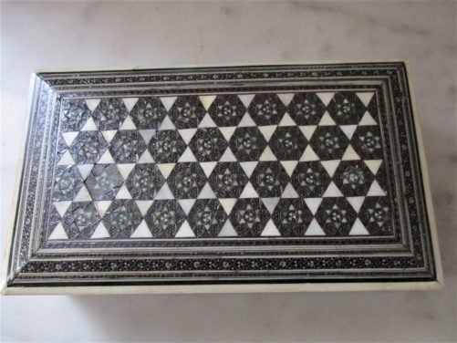 Antique sadeli micro mosaic trinket box - Image 4