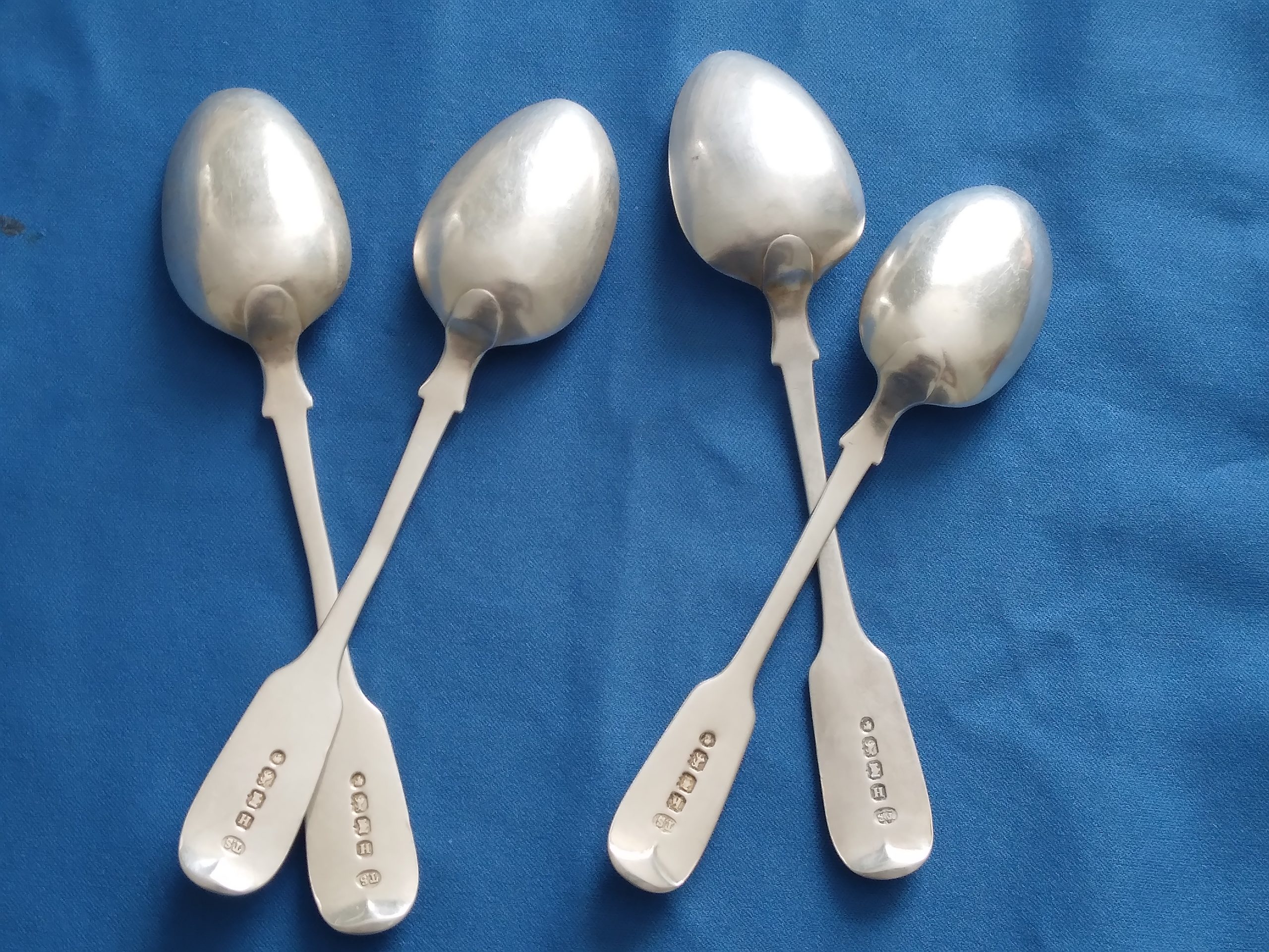 Thomas Stone silver tea spoons