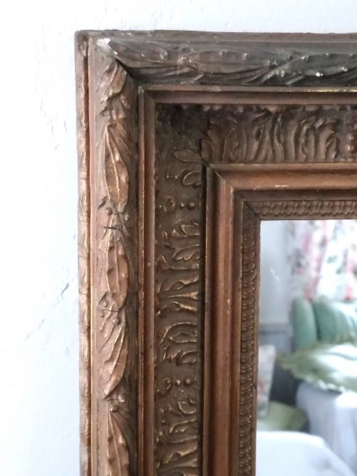 Victorian small wall mirror - Image 2