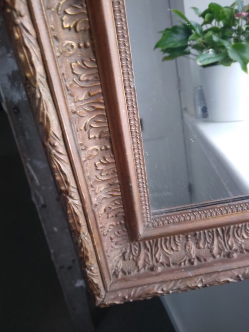 Victorian small wall mirror - Image 3